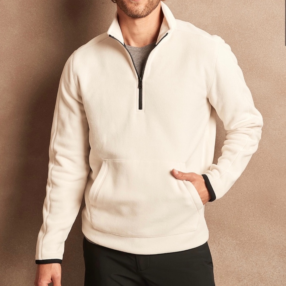 Banana Republic Half Zip Arctic Fleece Jacket